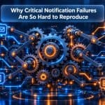 Why Critical Notification Failures Are So Hard to Reproduce
