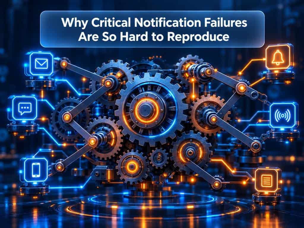 Why Critical Notification Failures Are So Hard to Reproduce